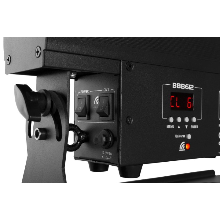 Beamz - BBB612 Led Bar 6x12w 6in1 Libatt