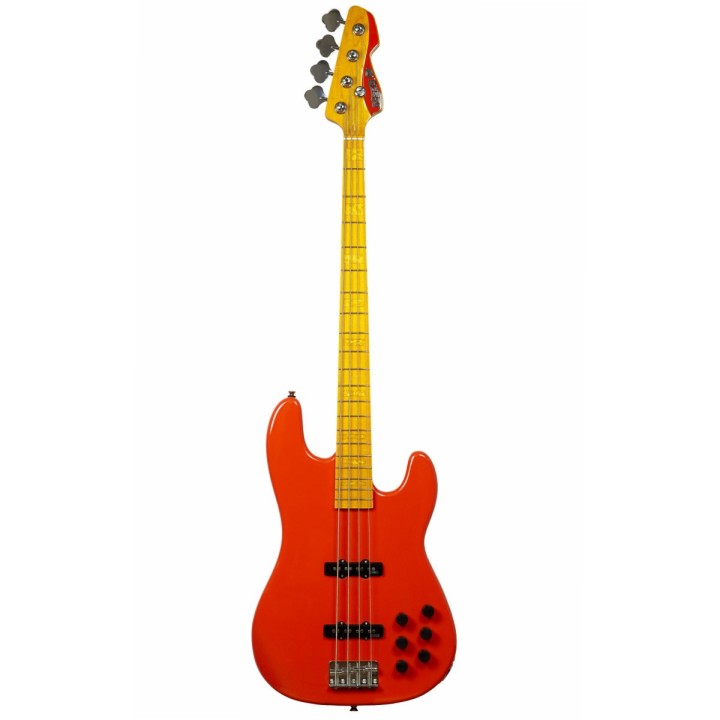 Markbass MB GV 4 Gloxy Fiesta Red CR MP - Basso elettrico a 4 corde