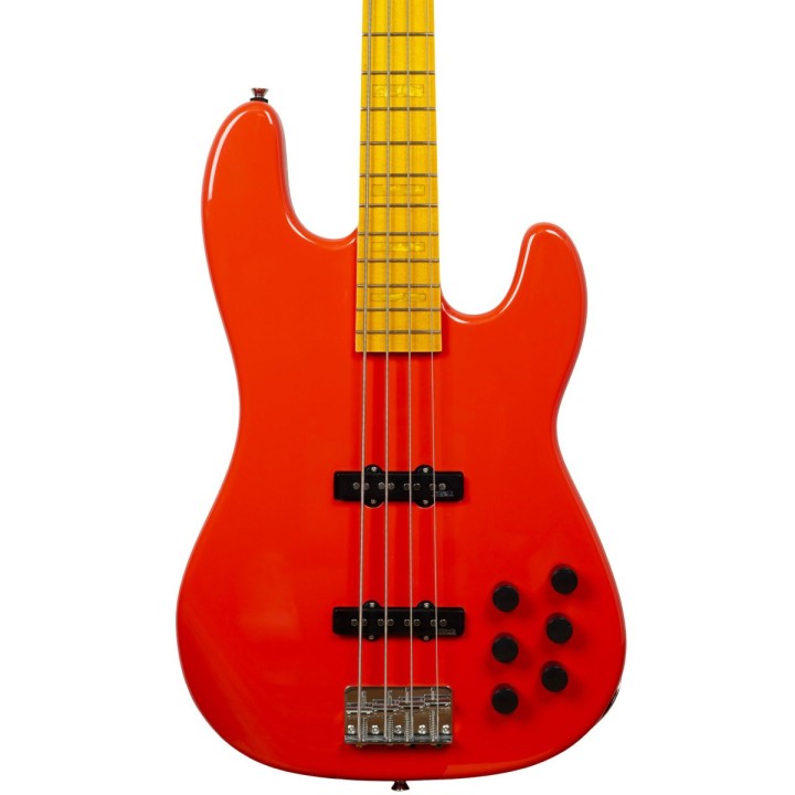 Markbass MB GV 4 Gloxy Fiesta Red CR MP - Basso elettrico a 4 corde