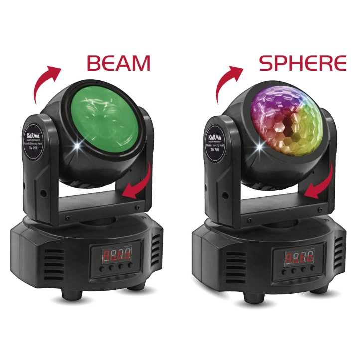 Karma - TM 2BE Mini Testa Mobile Beam e Sfera