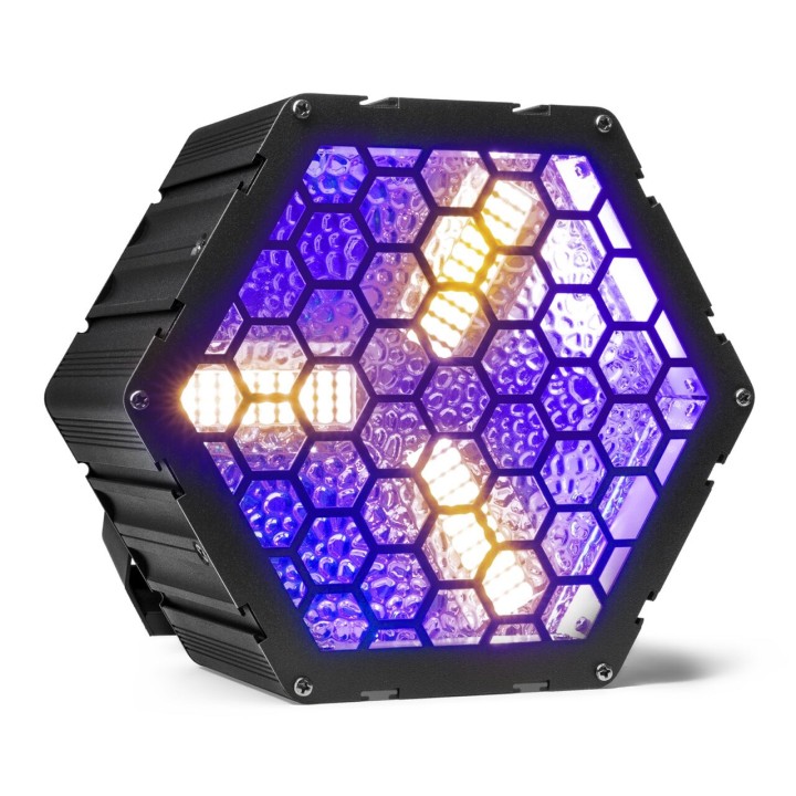 Beamz - RB90 Retro Blinder 3x30w Rgb Ambra