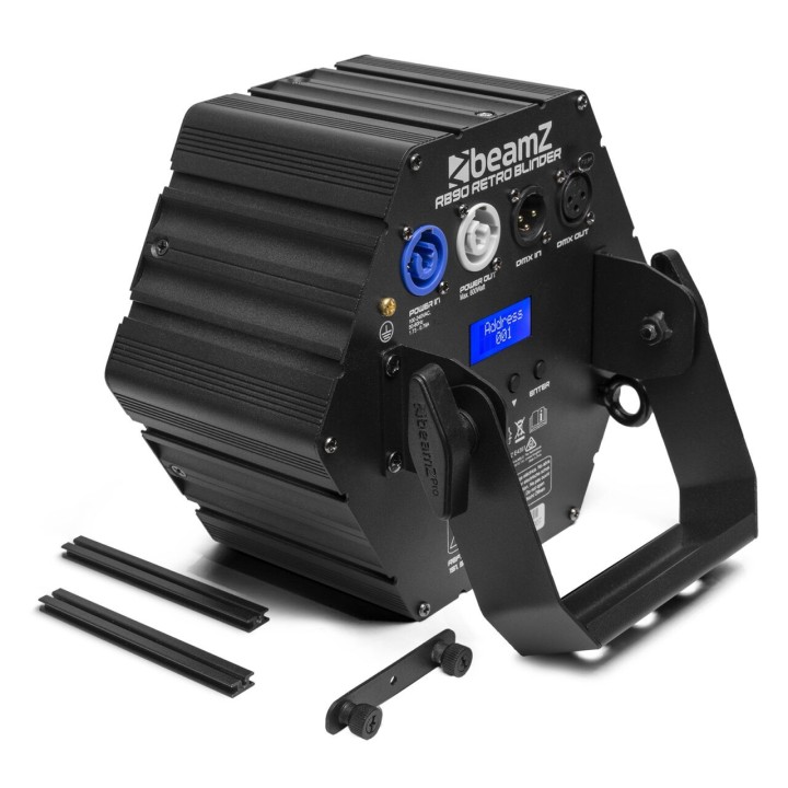 Beamz - RB90 Retro Blinder 3x30w Rgb Ambra