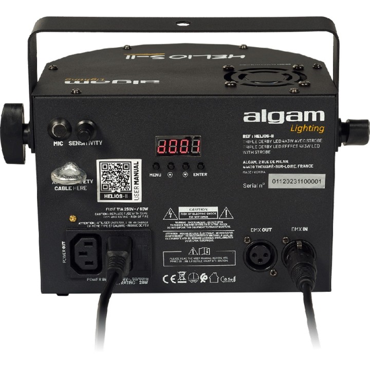Algam Lighting - HELIOS-Ii Proiettore Derby Led Dmx