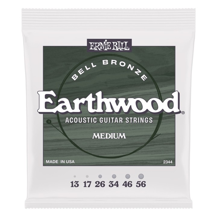 Ernie Ball - 2344EB MEDIUM EARHWOOD BELL BRONZE ACOUSTIC GUITAR ST