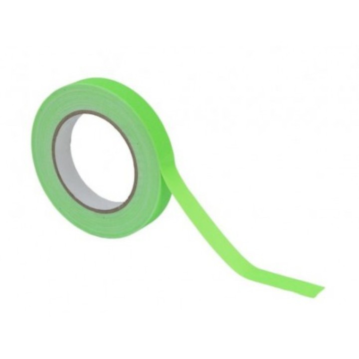 Gaffa Tape - 649-19P Neon Gaffer Tape Green 19mm