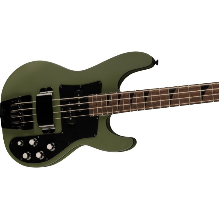 Jackson X Series Concert Bass CBXDX IV, Laurel Fingerboard, Matte Army Drab - Basso elettrico