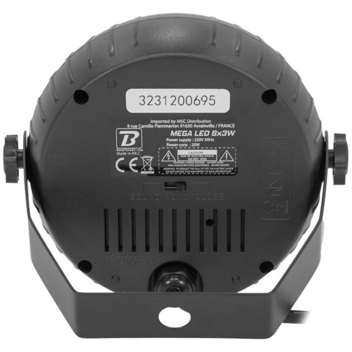 Boomtone Dj - MEGA LED 6X3W