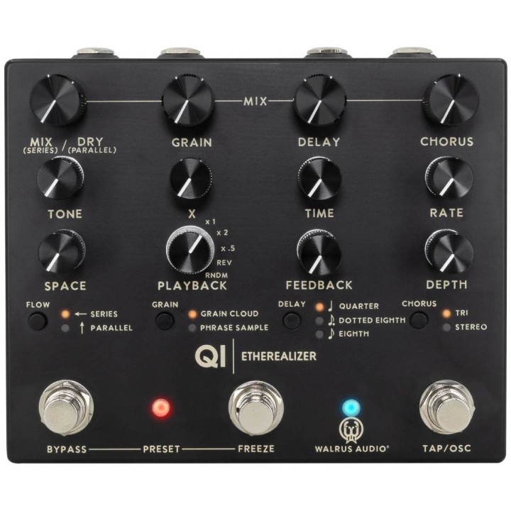 Walrus Audio Qi Etherealizer Black - Pedale Multieffetto