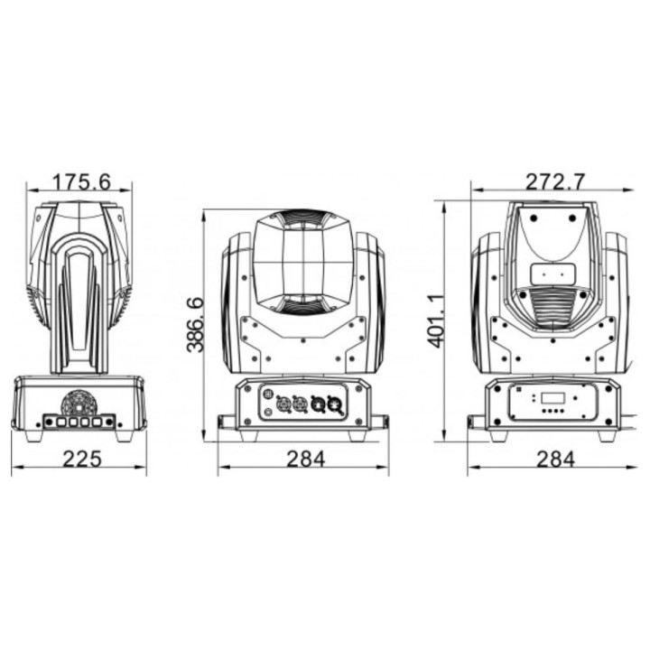 Briteq BT-TRACKER - Testa mobile LED
