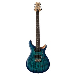Prs Se Custom 24 Burled Ash Limited Edition Lake Blue - Chitarra elettrica Solid body
