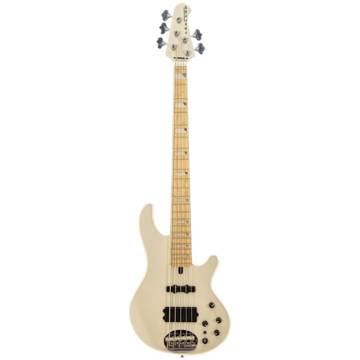 Lakland Skyline 55-02 Custom White Pearl - Basso elettrico a 5 corde