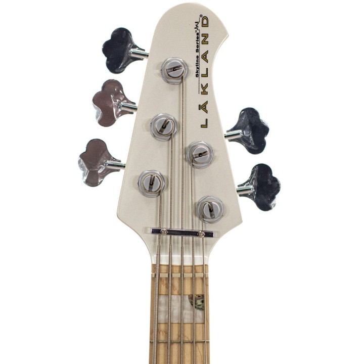 Lakland Skyline 55-02 Custom White Pearl - Basso elettrico a 5 corde