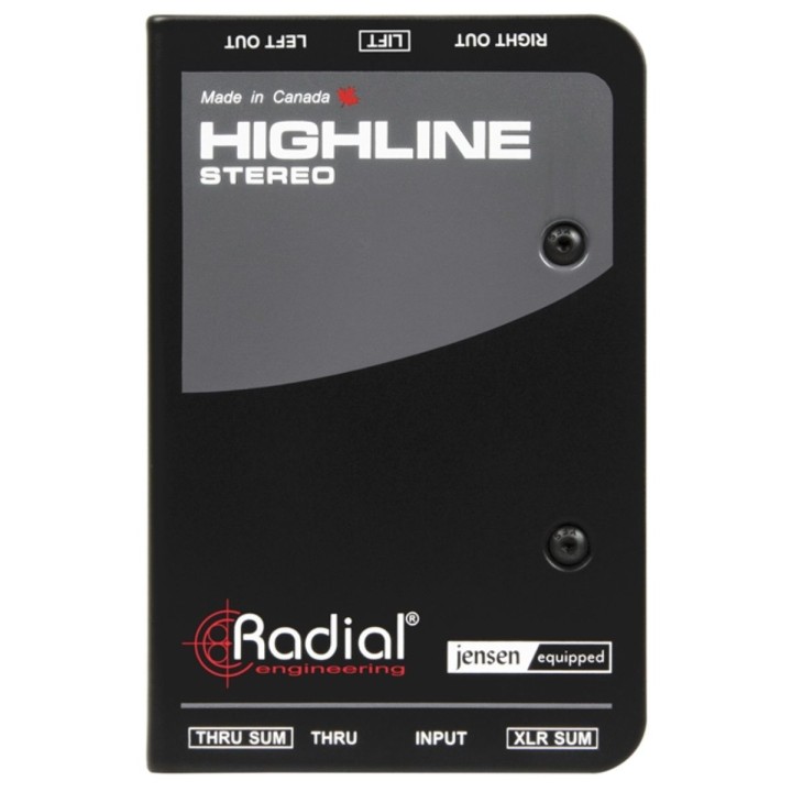 Radial Highline Stereo - D.I. Box Passiva