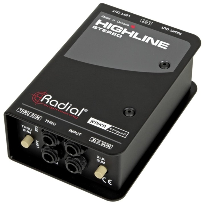Radial Highline Stereo - D.I. Box Passiva