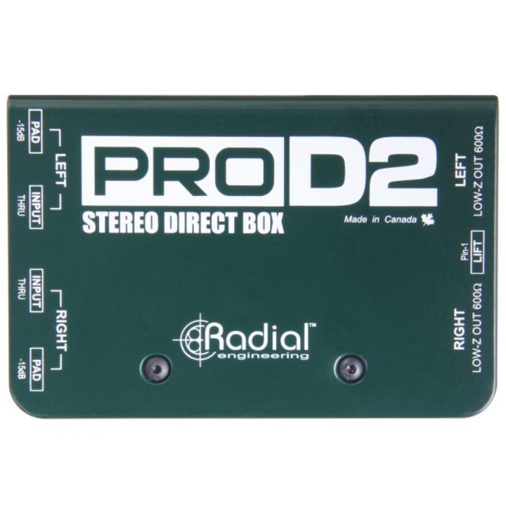 Radial Pro D2 - D.I. Box Passiva Stereo