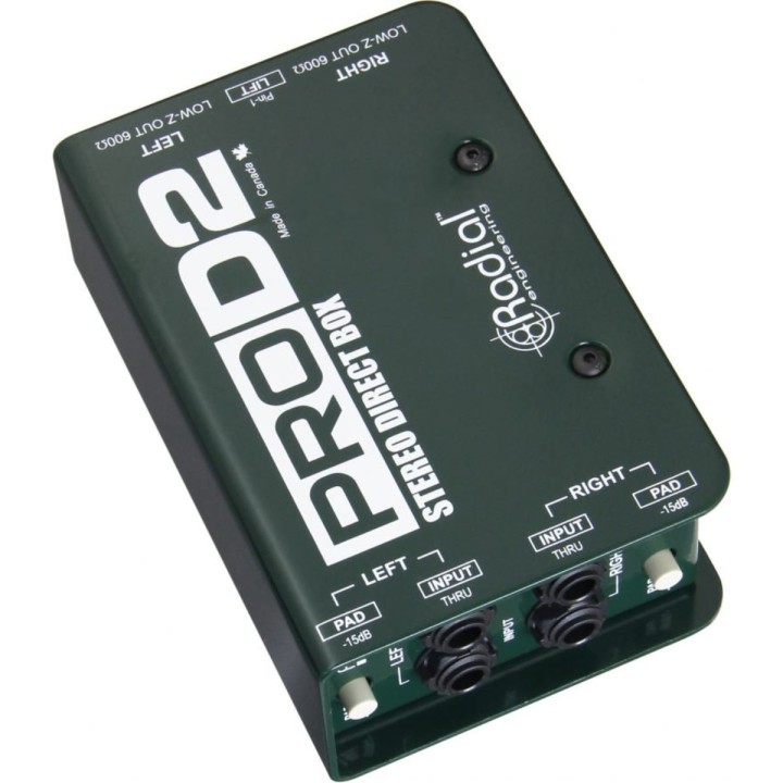 Radial Pro D2 - D.I. Box Passiva Stereo