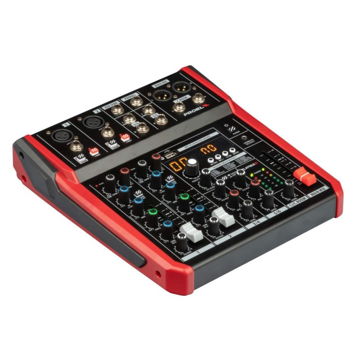 Proel Playmix6 | Mixer 6 canali con effetti e USB