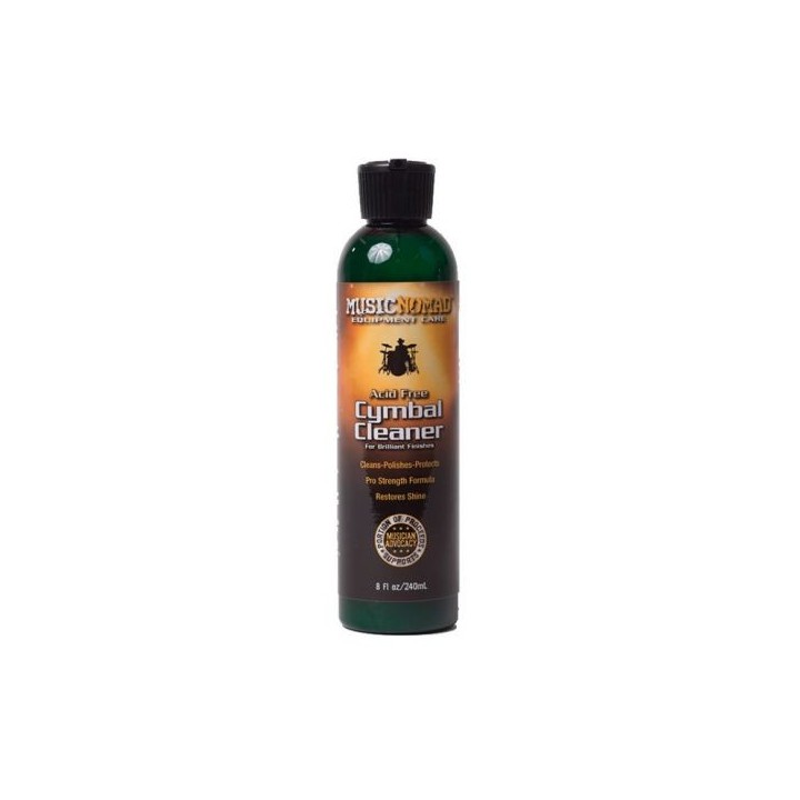 Acquista MUSIC NOMAD MN-MN111 CYMBAL CLEANER - CLEANS/POLISHES/PROTECTS 240ML online | Merula Strumenti Musicali