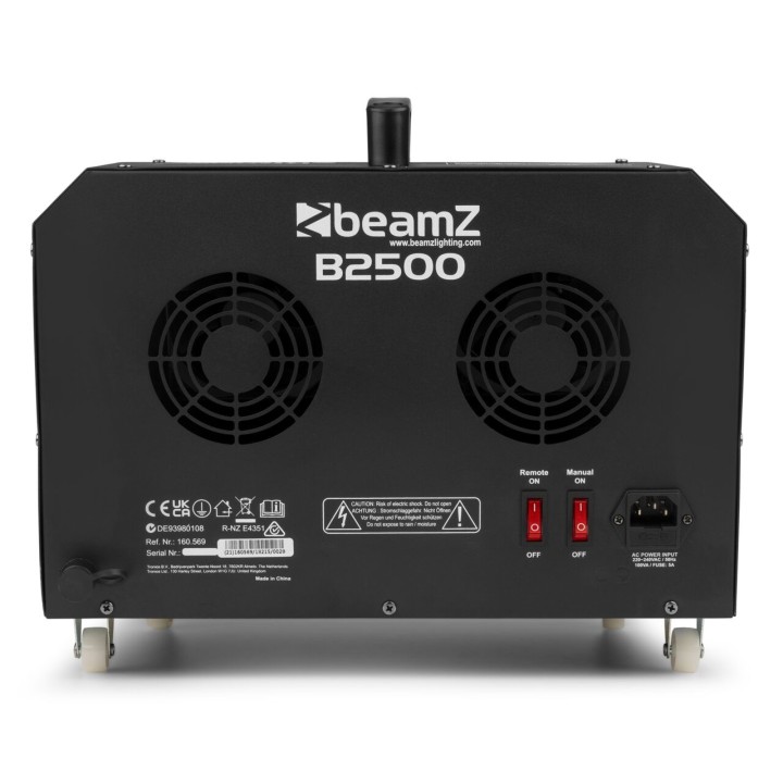 Acquista BEAMZ B2500 BUBBLE MACHINE DOUBLE LARGE online | Merula Strumenti Musicali