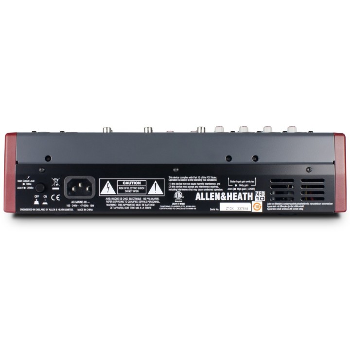 Allen&Heath ZED 10FX - Mixer Analogico