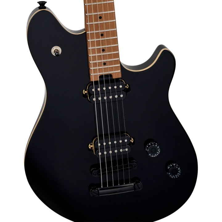 EVH Wolfgang Standard T.O.M. Baked Maple Fingerboard, Gloss Black - Chitarra elettrica