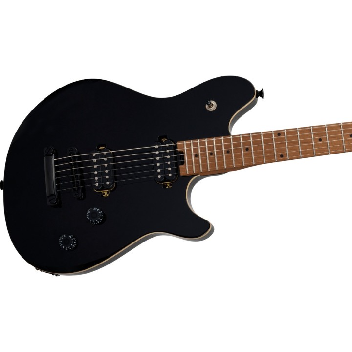 EVH Wolfgang Standard T.O.M. Baked Maple Fingerboard, Gloss Black - Chitarra elettrica