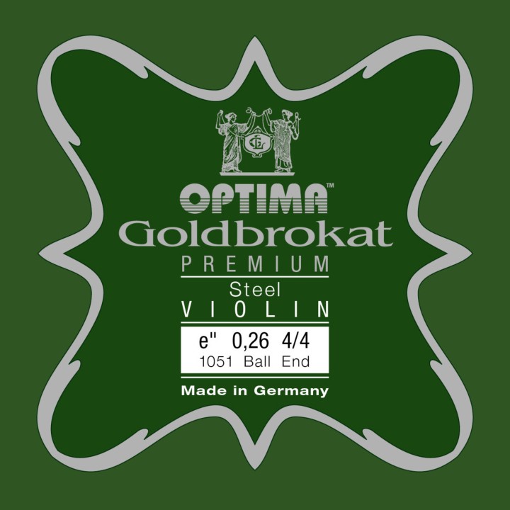 Acquista OPTIMA MI PER VIOLINO GOLDBROKAT PREMIUM E 0,26 K 631605 pallino online | Merula Strumenti Musicali