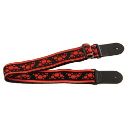 Ovation - Tracolla per chitarra Signature Nylon Ruby Red/Black 531713