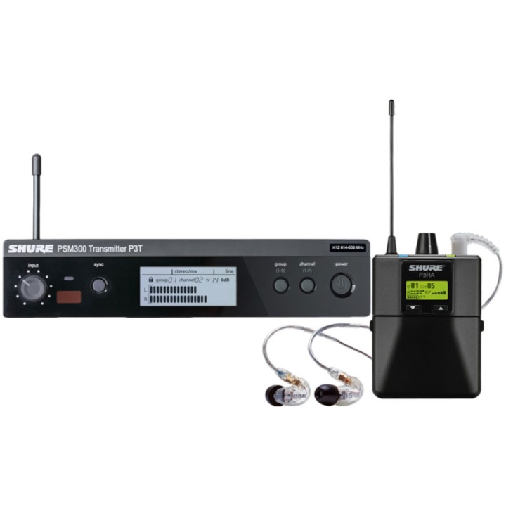 Shure - P3TERSE215CL In-Ear Monitor Wireless