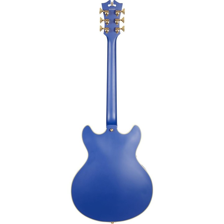 D'angelico Deluxe Dc Matte Royal Blue Lefty Stopbar