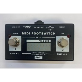Acquista AMT FS-2 Foot Switch Midi online | Merula Strumenti Musicali