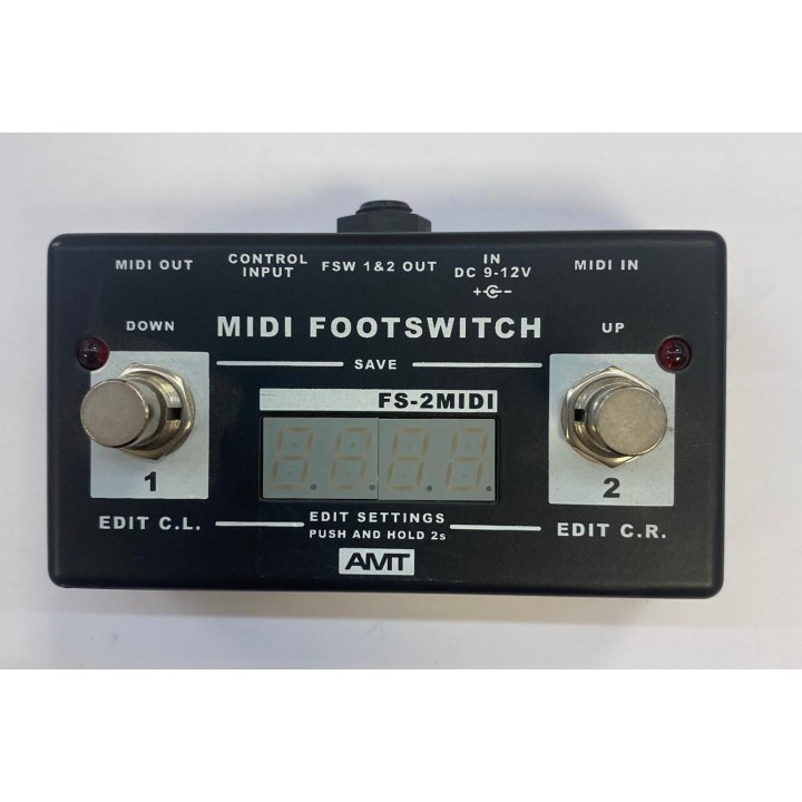 Acquista AMT FS-2 Foot Switch Midi online | Merula Strumenti Musicali