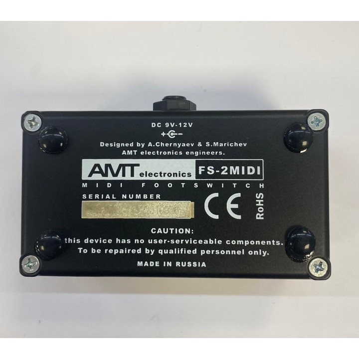 Acquista AMT FS-2 Foot Switch Midi online | Merula Strumenti Musicali