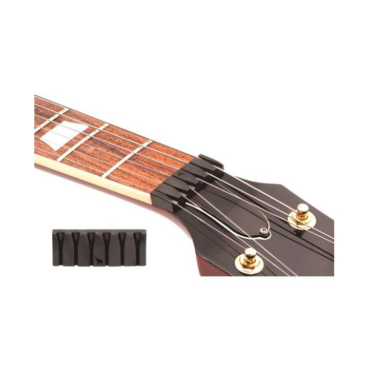 Graph Tech / Black Tusq - PU-6517-00  XL Unlocking Slotted Nut Floyd Radius10
