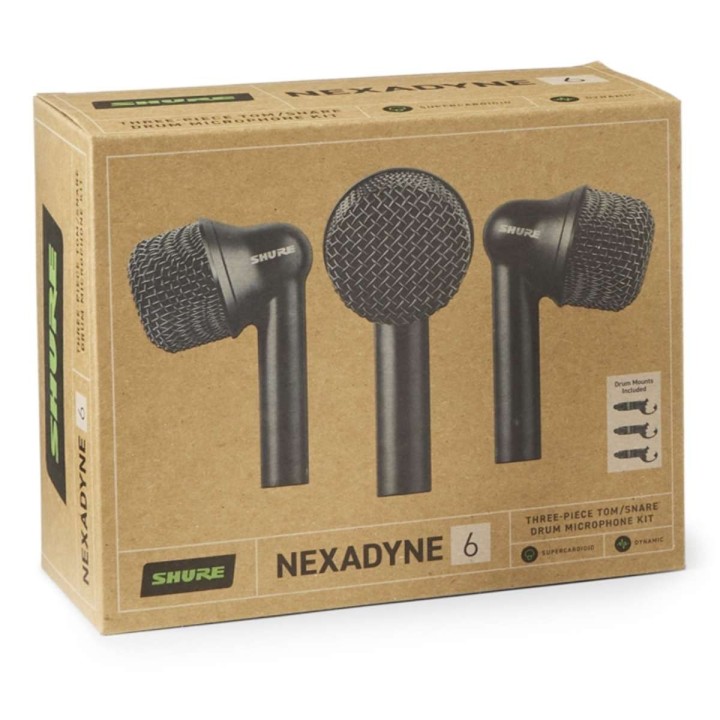 Shure Nexadyne NXN6-3PK - Kit 3 Microfoni