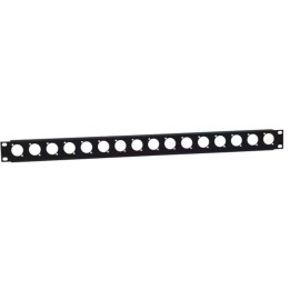 Adam Hall | 872225 Pannello rack a U 19” 1U - 16 fori tipo D