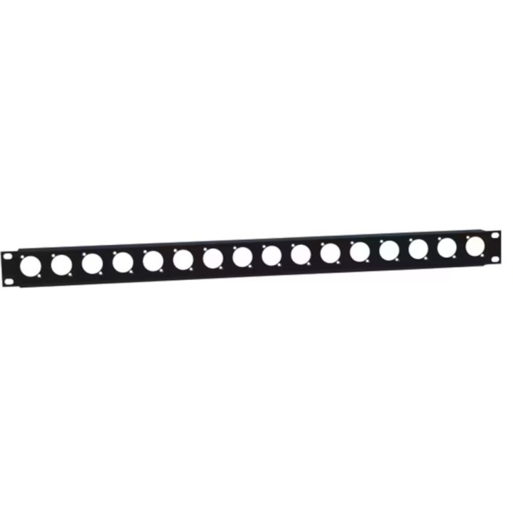 Adam Hall | 872225 Pannello rack a U 19” 1U - 16 fori tipo D