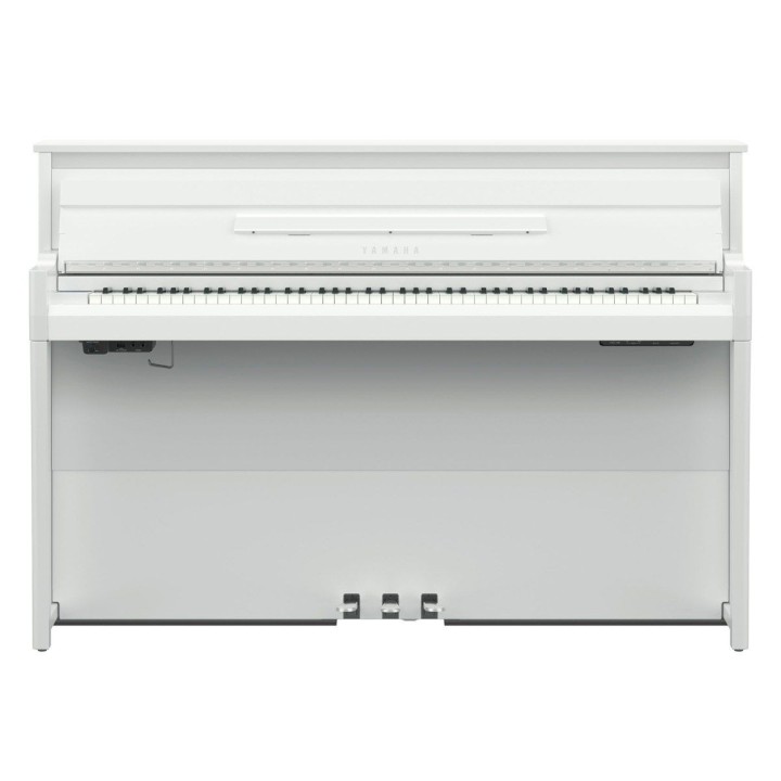 Yamaha NU1XA PWH - Pianoforte digitale ibrido con meccanica vera