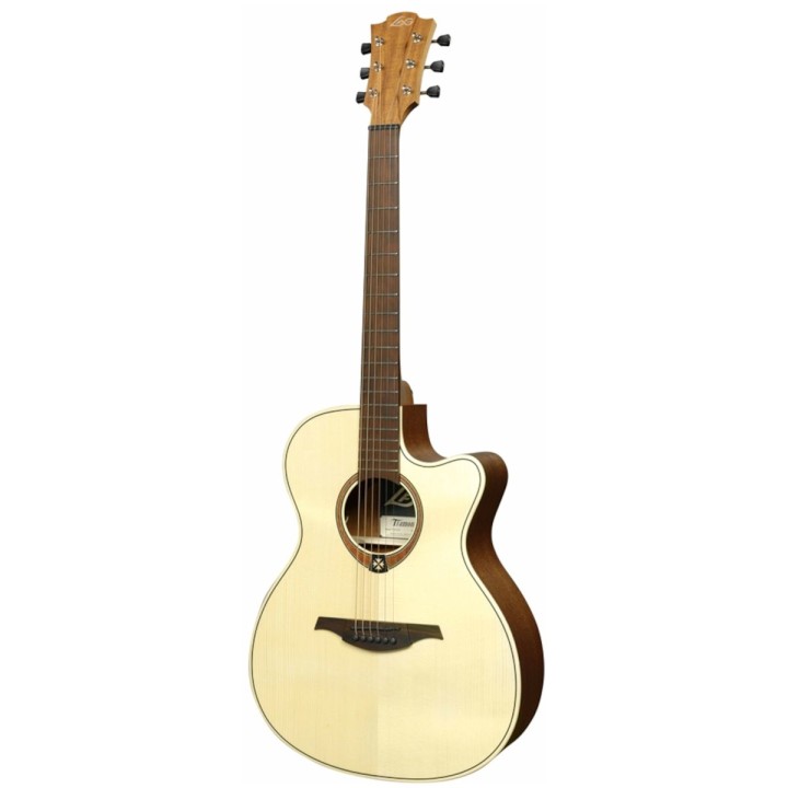 Lag - T70ace-Nat Chitarra Acustica Auditorium Cutaway Eq Natural 19700026