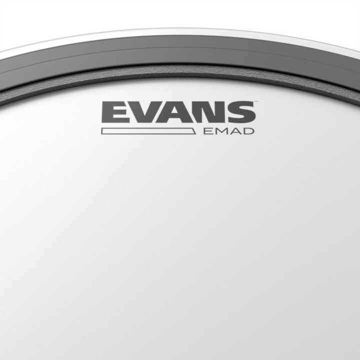 Evans EMAD Coated White Bass Drum Head 22" - Pelle per Grancassa