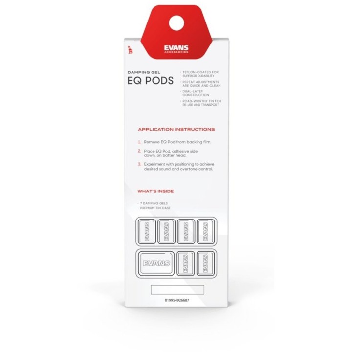 Evans - EQ PODS Drum Damper Gels