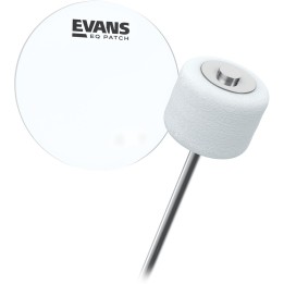 Evans | EQPC1 EQ Single Pedal Patch, Clear Plastic
