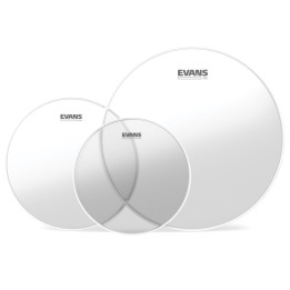 Evans G2 Tompack, Clear, Rock (10", 12", 16") - Set 3 Pelli per Tom