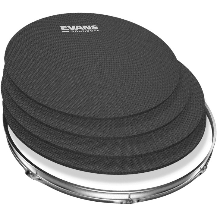 Evans -  SO-0244 SoundOff by EVANS Drum Mute Pack, Fusion (10,12,14,14)