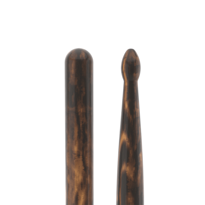 ProMark - TX5AW-FG Classic Forward 5A FireGrain Hickory Drumstick, Oval Wood Tip