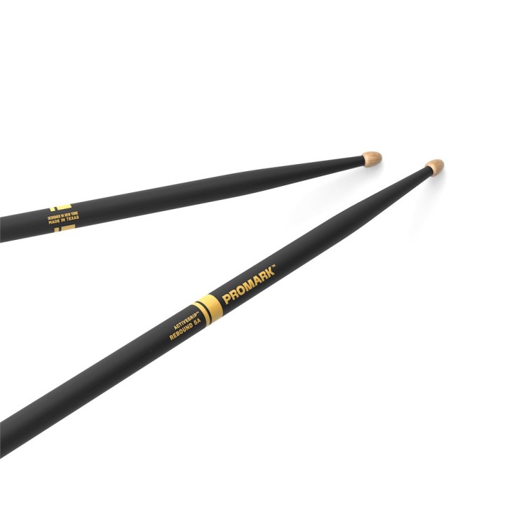 ProMark - R5AAG  Rebound 5A ActiveGrip Hickory Drumstick, Acorn Wood Tip