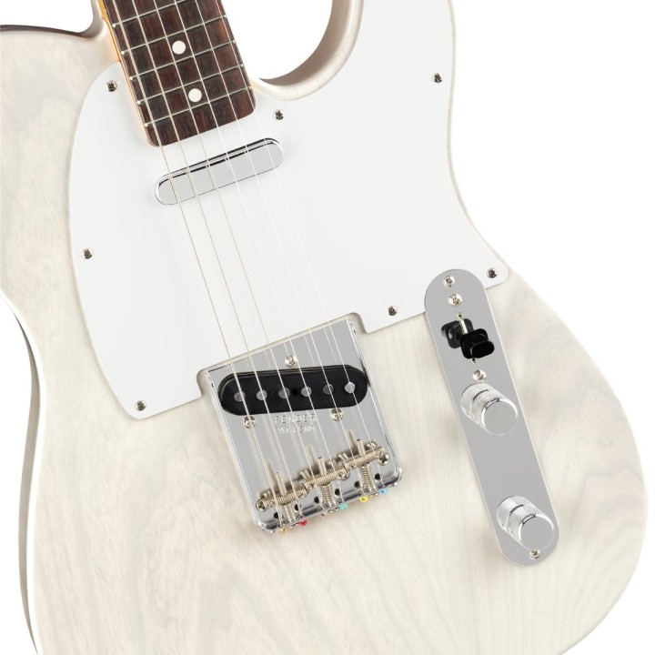 Fender Jimmy Page Mirror Telecaster, Rosewood Fingerboard, White Blonde - Chitarra elettrica 6 corde