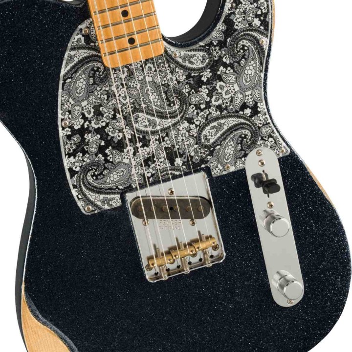 Fender Brad Paisley Esquire, Maple, Black Sparkle - Chitarra Elettrica