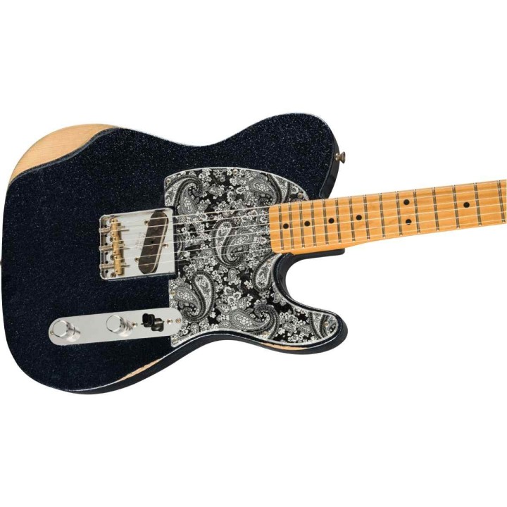 Fender Brad Paisley Esquire, Maple, Black Sparkle - Chitarra Elettrica