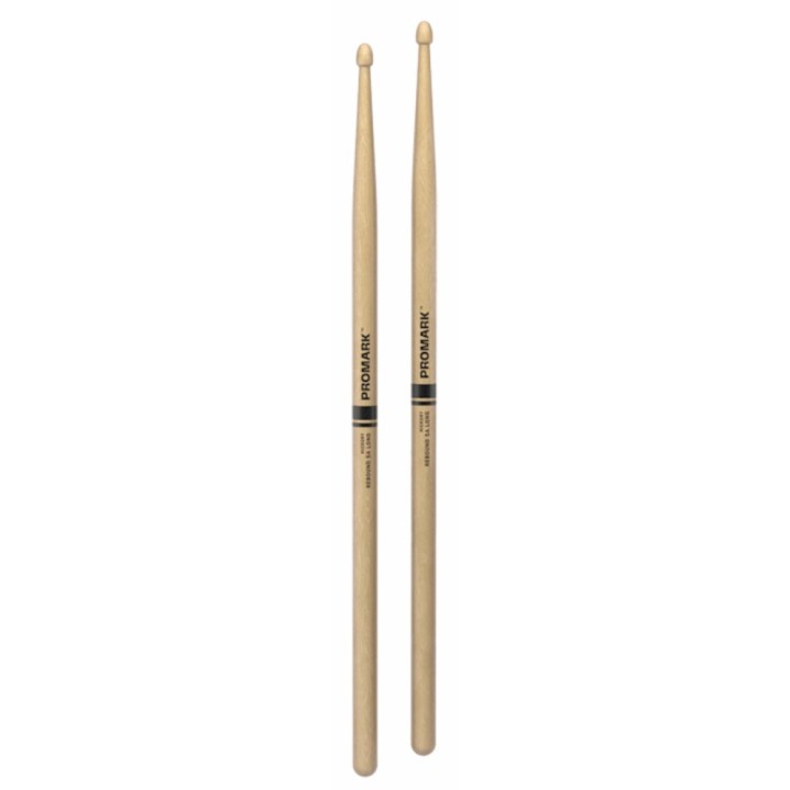Promark 5A Long Rebound - RBH565LAW  Bacchette in hickory, punta legno  Lunghezza: 16 1/2" / 419.1mm  Diametro: .565" / 14.4mm